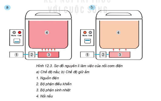 Lý thuyết Bài 12: Nồi cơm điện SGK Công nghệ 6 - Kết nối tri thức</>