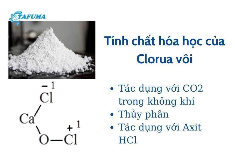 Một số tính chất hóa học của Clorua vôi