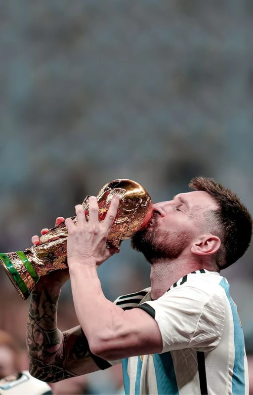 Hình nền Leo Messi 4K vô địch World Cup