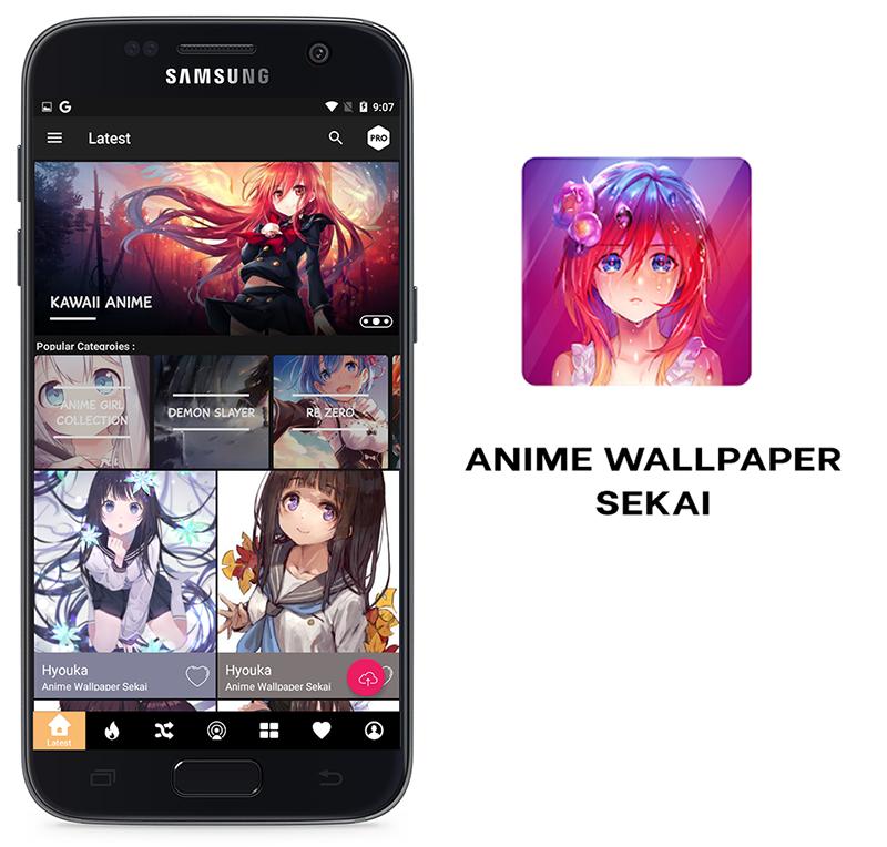 Ứng dụng Anime Wallpaper Sekai