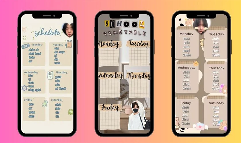 Lợi ích khi làm hình nền thời khóa biểu trên điện thoại