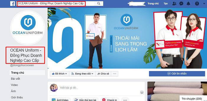 Bước đặt tên fanpage