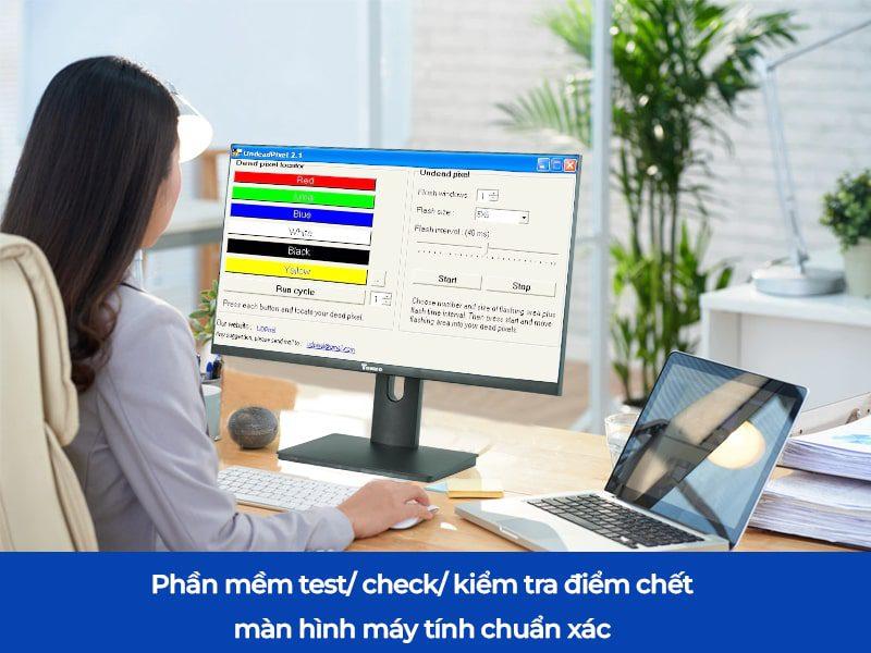 Phần mềm test/ check/ kiểm tra điểm chết màn hình máy tính chuẩn xác