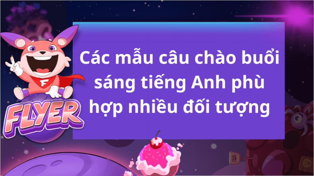 chào buổi sáng tiếng Anh