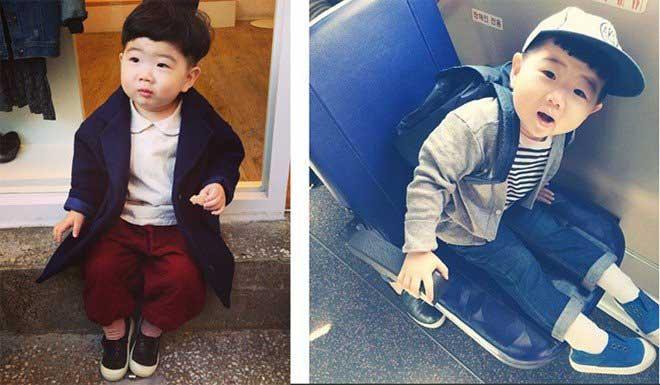 Em bé Hàn Quốc có đôi mắt biết cười