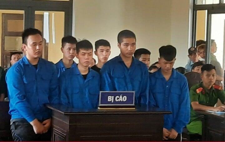 Nhóm "Báo đời" lĩnh án. (Ảnh: C.A)
