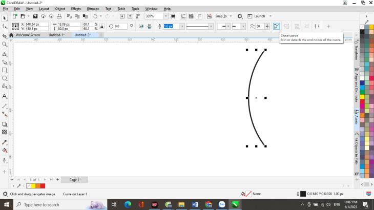Vẽ bông lúa trong CorelDRAW