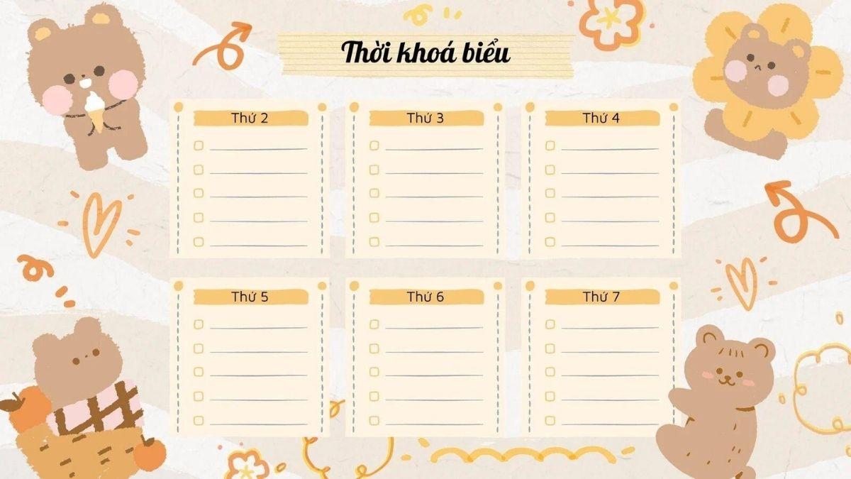 Lợi ích khi tạo hình nền thời khóa biểu