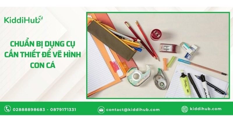 Bước 3: Phác thảo thân và đuôi cá