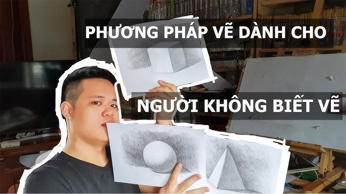 Minh họa kỹ thuật đánh bóng và tạo khối trong vẽ tranh phong cảnh bằng chì đơn giản