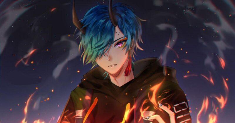 Phác thảo khung đầu và trục mặt cơ bản cho nhân vật anime boy lạnh lùng đơn giản
